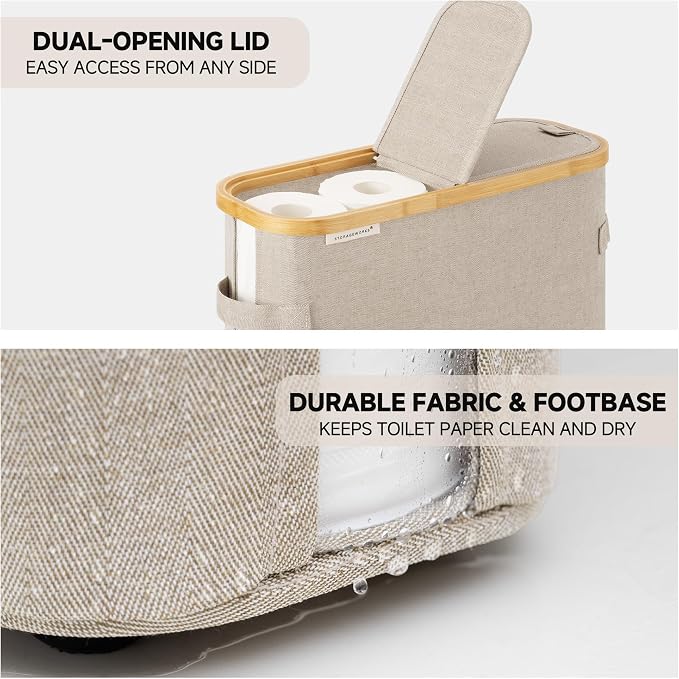 StorageWorks Toilet Paper Storage Baskets - Image 5