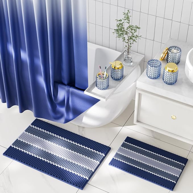 Bathroom Sets with Shower Curtain and Rugs and Accessories, Glass Bathroom - Image 4