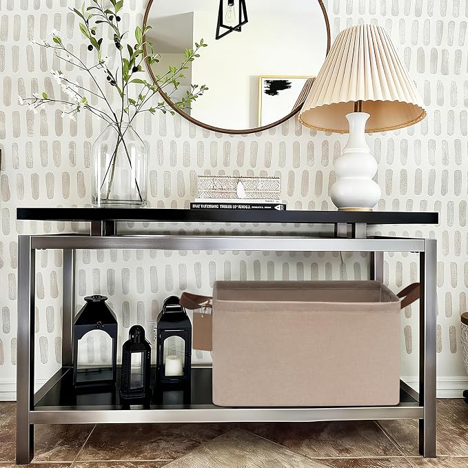CHICVITA Storage Baskets for Shelves, Large Closet Storage Bins - Image 4