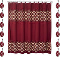 Zahari Home 13pc Elegant Rose Bathroom Shower Curtain Sets Elegant Shower by ZahariHome