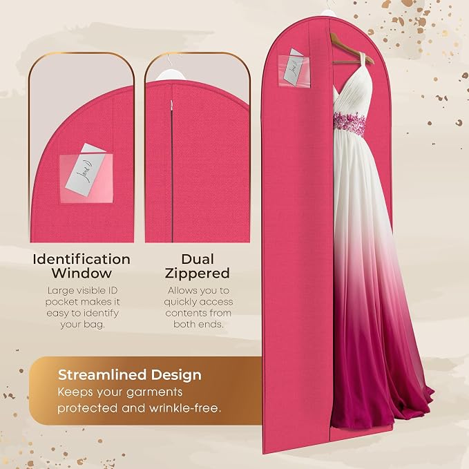 72" Long Dress Bags for Gowns - Image 4