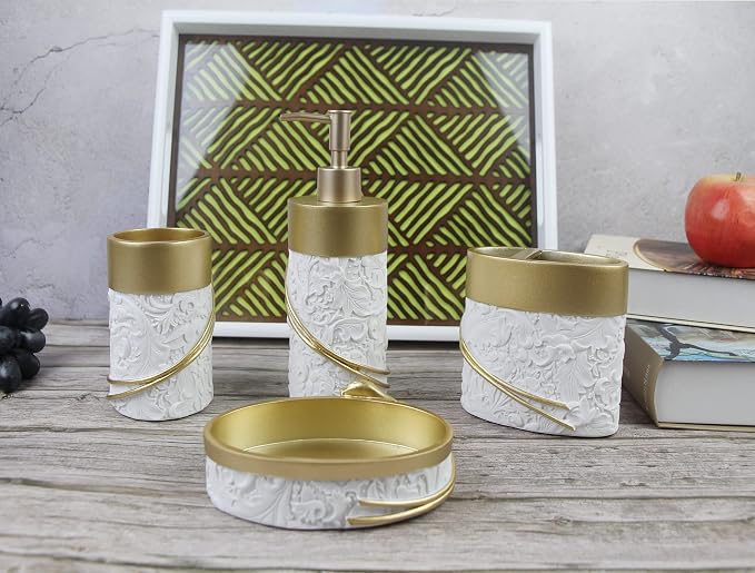 Hymmah Bathroom Accessories Set, Farmhouse Bathroom Decor, Contain Toothbrush - Image 6