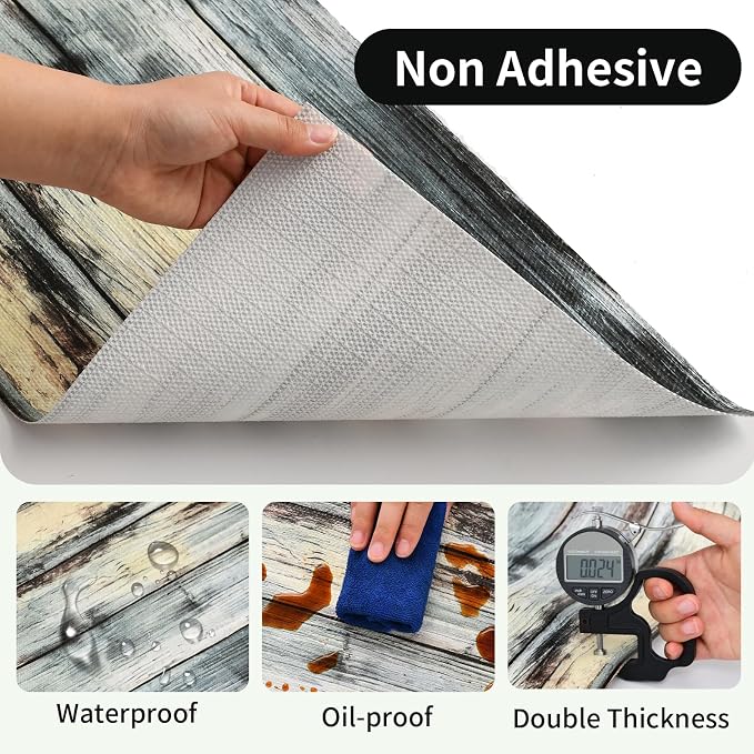Shelf Liners for Kitchen Cabinets Non Adhesive Drawer Liner 12in x 20FT Blue - Image 4