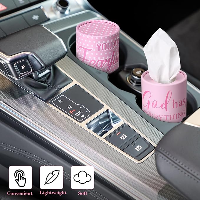 Outus 12 Pcs Christian Car Tissues Cylinder Holder - Image 4