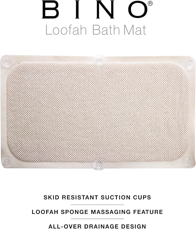 BINO | Loofah Non-Slip Bath Mat - Image 3