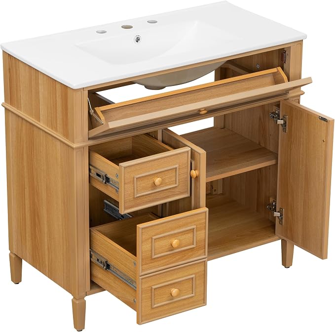 Harper & Bright Designs 36" Bathroom Vanity - Image 9