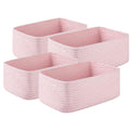 4 Pack Small Storage Shelf Baskets by OIASKET