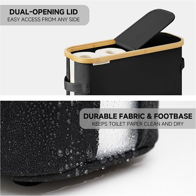 StorageWorks Toilet Paper Storage Baskets - Image 5