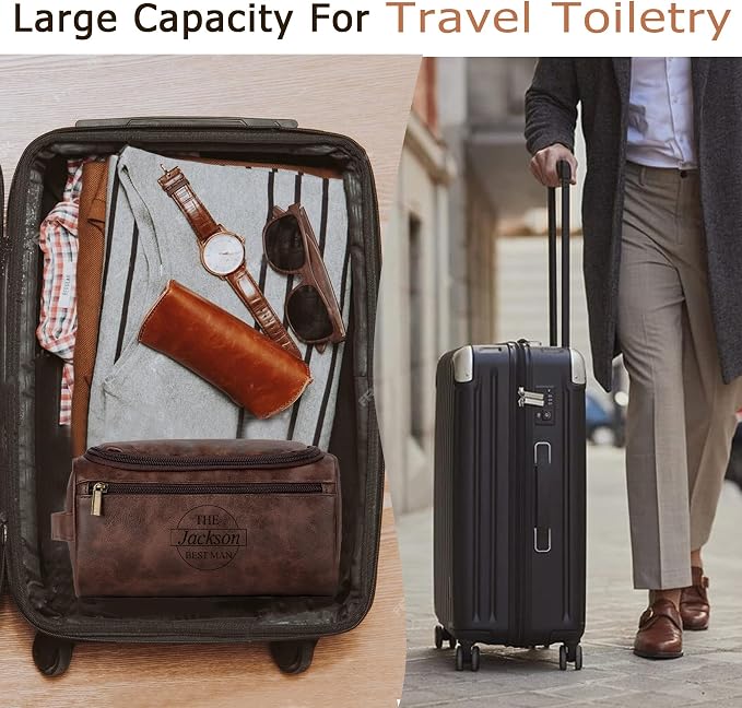Flycalf Personalized Travel Toiletry Bag - Image 7
