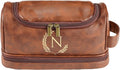 Personalized Leather Toiletry Bag by Sparklove