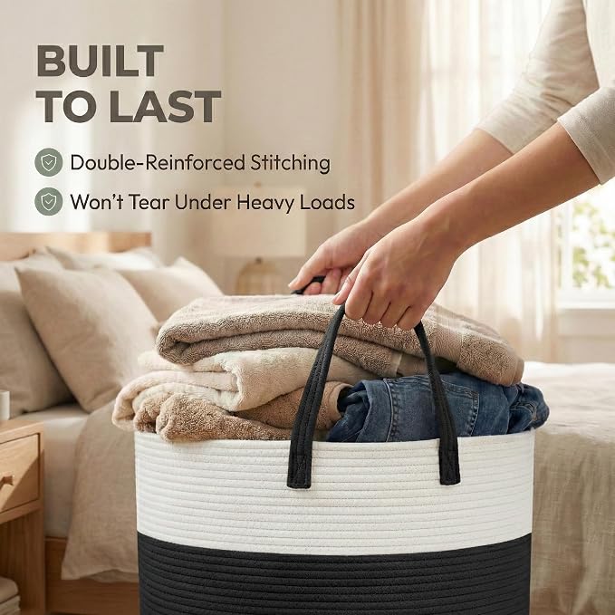 115L Extra Large Blanket Basket - Image 6