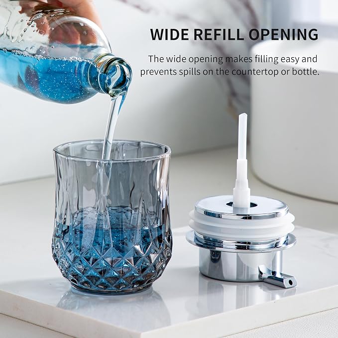 Enra Glass Soap Dispenser Set - Image 2