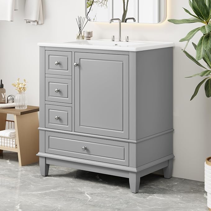 Harper & Bright Designs 30" Bathroom Vanity - Image 3