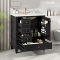 30" Bathroom Vanity with Sink, Harper & Bright Designs Free Standing Single by HarperBrightDesigns