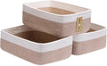 Large Shallow Organizing Baskets 15x11x5.1 Inches by MiniArkStorageBasketsHome