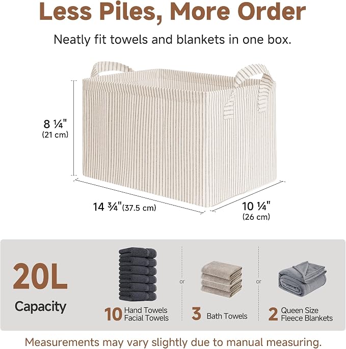 StorageWorks Storage Bins, Fabric Storage Bins - Image 6