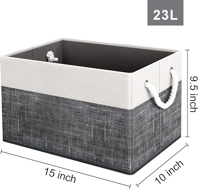 Fab totes Storage Bins, Foldable Storage Baskets - Image 2