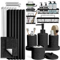 Clara Clark Black Bathroom Set by ClaraClark