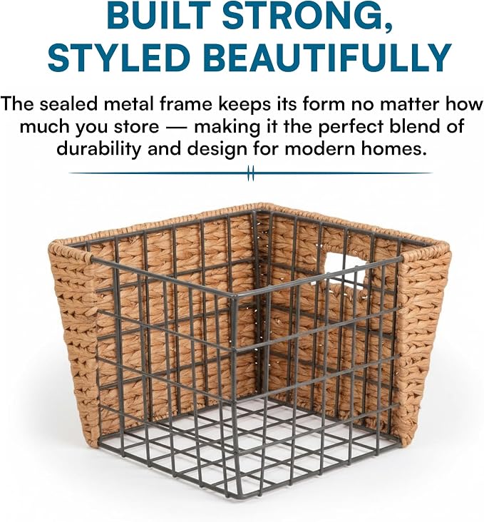 Honey-Can-Do Water Hyacinth Storage Baskets - Image 9
