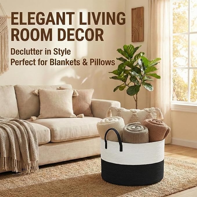 115L Extra Large Blanket Basket - Image 2