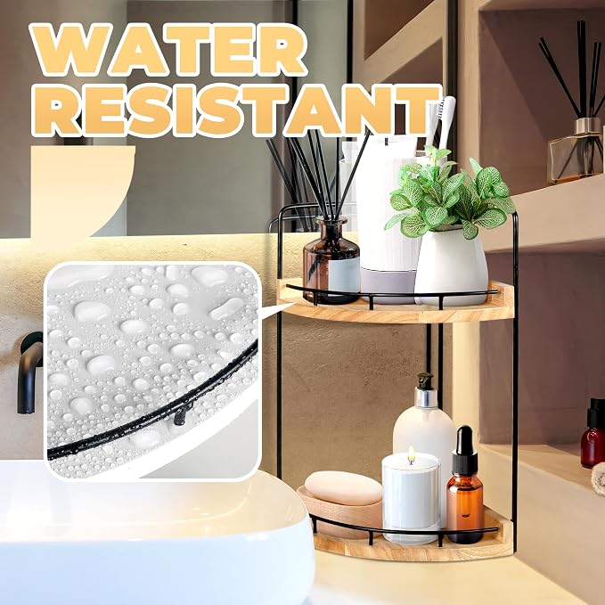 2 Tier Bathroom Counter Organizer, Bathroom Counter Tray and Vanity Organizer - Image 5