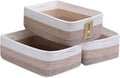 Large Shallow Organizing Baskets 15x11x5.1 Inches by MiniArkStorageBasketsHome
