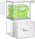 Vtopmart 2 Pack Dryer Sheet Holder and Laundry Pods Container, Scent Booster by Vtopmart