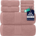 DAN RIVER 8 PC Luxury Bath Towels by DanRiver