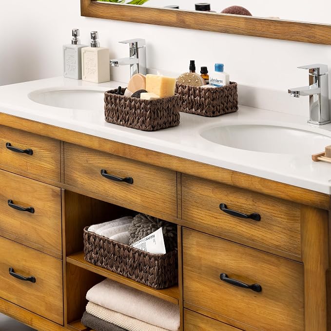 GRANNY SAYS Wicker Baskets for Organizing, Nesting Storage Baskets for Shelves - Image 3