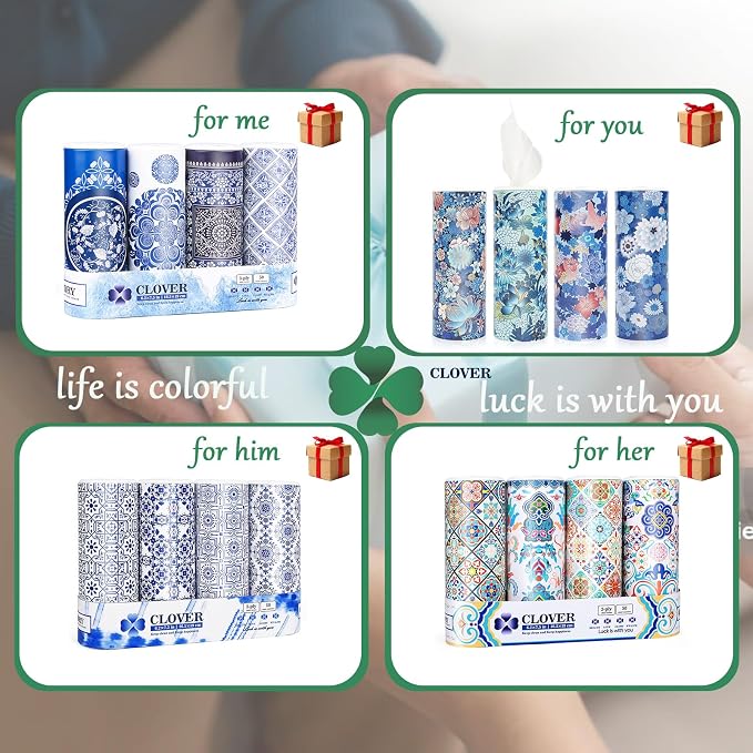 Car Round Canned Tissue Box Cup Holder Facial Tissues, Cylinder Tube Face Towel - Image 8