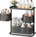 KINGRACK Bathroom Counter Organizer, 3 Tier Rotating Vanity Bedroom Storage by KINGRACK