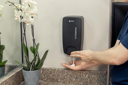 San Jamar Timeless Manual Foam Soap Dispenser, Universal Bulk Soap Compatible - Image 5