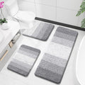 OLANLY Bathroom Rugs Sets 3 Piece, Soft Absorbent Microfiber Bath Mats and by OLANLY
