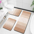 OLANLY Bathroom Rugs Sets 3 Piece, Soft Absorbent Microfiber Bath Mats and by OLANLY