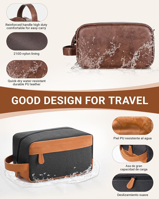 Elviros Travel Toiletry Bag Gift - Image 4