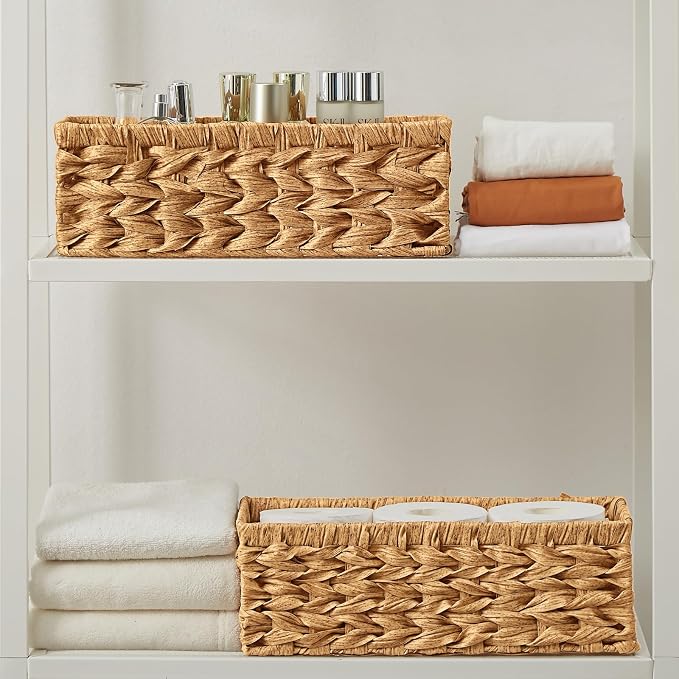Vagusicc Wicker Storage Basket, Wicker Baskets - Image 4