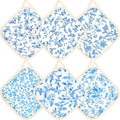 6 Pack Pot Holders 100% Cotton Heat Resistant Potholder, Machine Washable Pot by Unknown