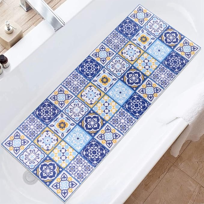 Bathtub Mat Shower Mat Non-Slip 16x 39 Inch, Soft Comfort Bath Mat by Unknown