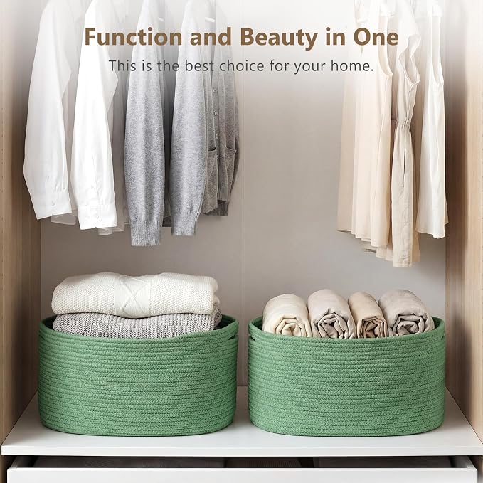 Cotton Rope Storage Basket, Woven Basket - Image 7