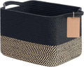 Goodpick Woven Storage Basket for Shelves, Small Wicker Baskets for Shoes by Goodpick