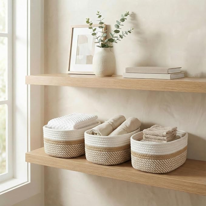 Beautiful Storage Basket Set of 3 - Image 8