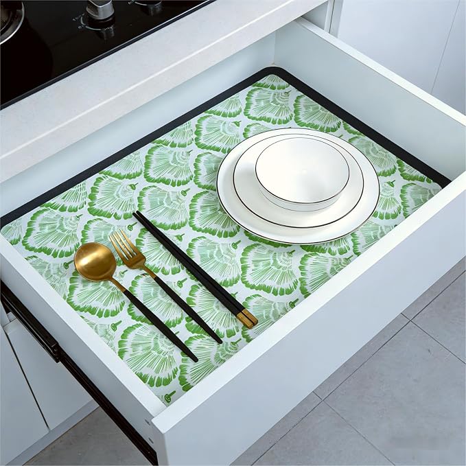 Shelf and Drawer Liner, 17in x 30FT Double Layer PVC Non-Adhesive Non-Slip - Image 6
