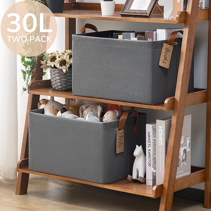 CHICVITA Storage Baskets Large Storage Bins - Image 5