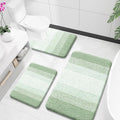 OLANLY Bathroom Rugs Sets 3 Piece, Soft Absorbent Microfiber Bath Mats and by OLANLY