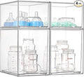 Vtopmart 4 Pack Clear Baby Bottle Organizer Set, Stackable Storage Drawers Ideal by Vtopmart