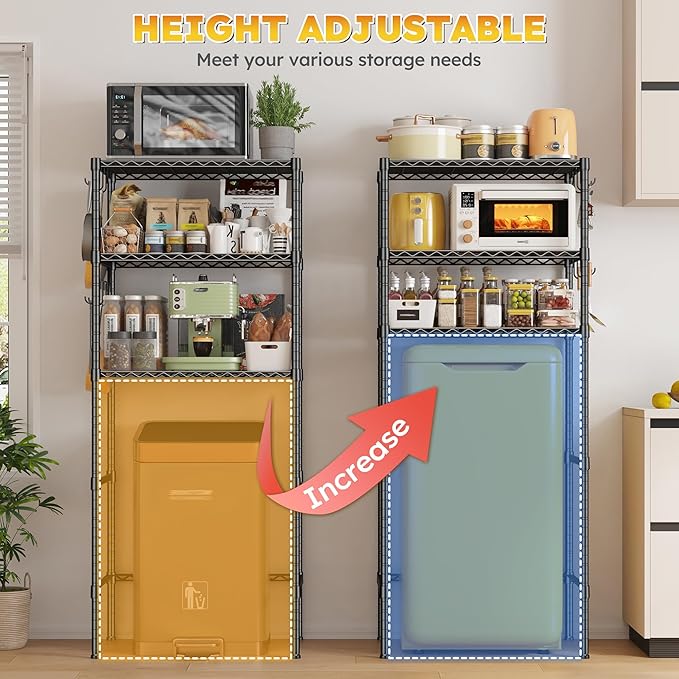 REIBII 3 Tier Mini Fridge Shelf - Image 5