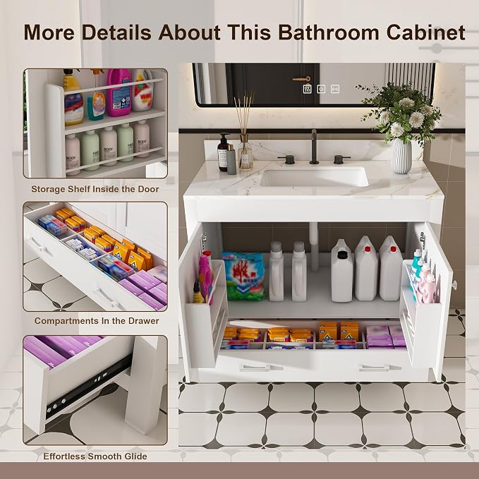 Montary 42" Bathroom Vanity - Image 3