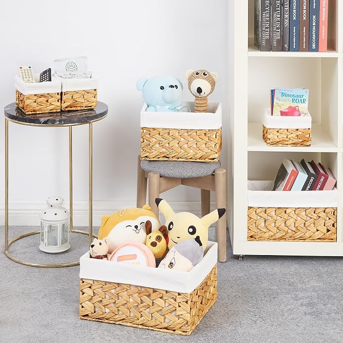 Vagusicc Wicker Storage Basket, 6 Pack Baskets - Image 5