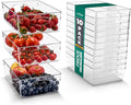 Sorbus 10-Pack XL Clear Plastic Organizing Bins – Clear Bins by Sorbus