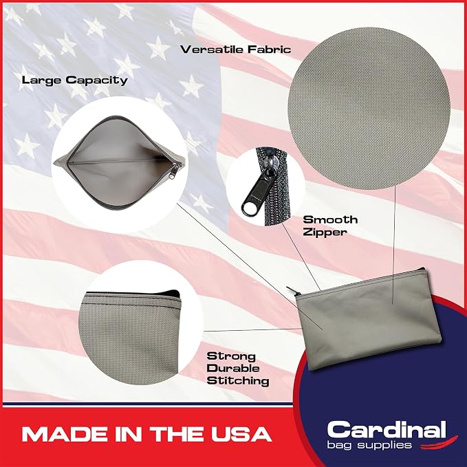 Multipack of 2 Compact Zipper Cloth Pouches, Zipper Bag, Travel Toiletry - Image 3
